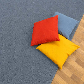blaugrauer zeitloser Teppich